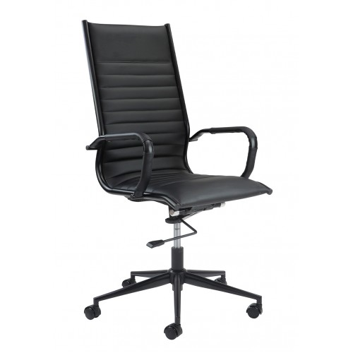 Batley Black Frame High Back Executive Office Leather Chair
